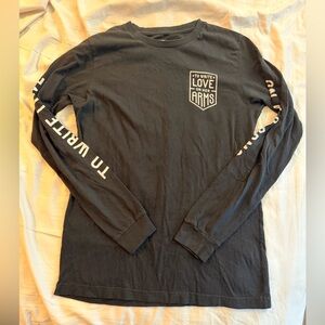 To Write Love on Her Arms Black Long Sleeve Tee